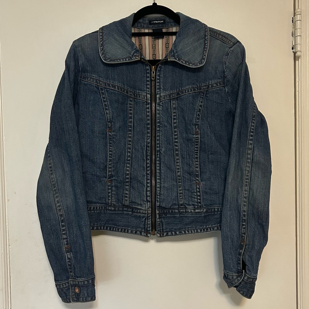 Vintage Gap Zip Up Jean Jacket